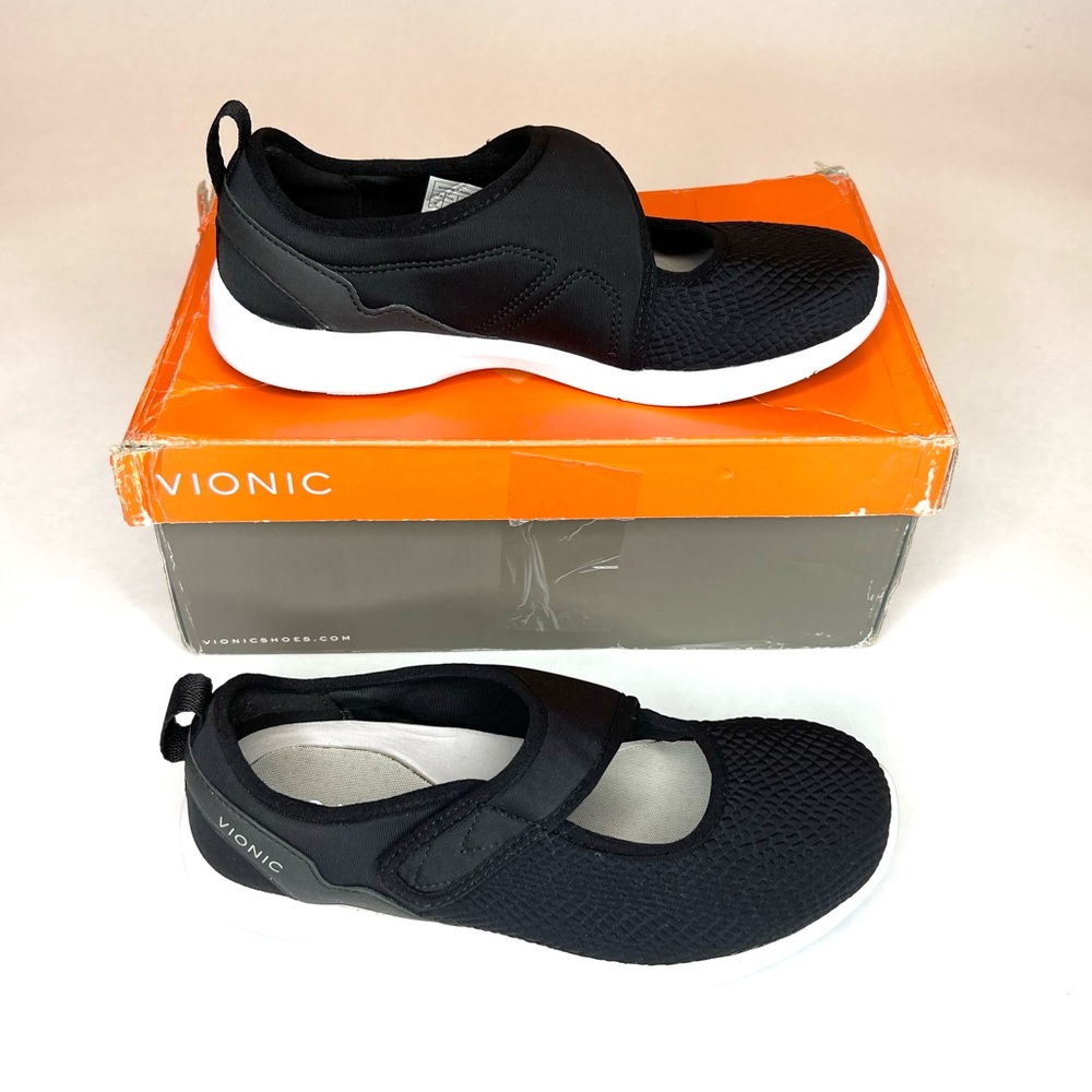 **SOLD**  Vionic Sonnet Slip On Mary Jean Style Sneakers Shoes Women’s 7 Eu 38 - Picture 3 of 13